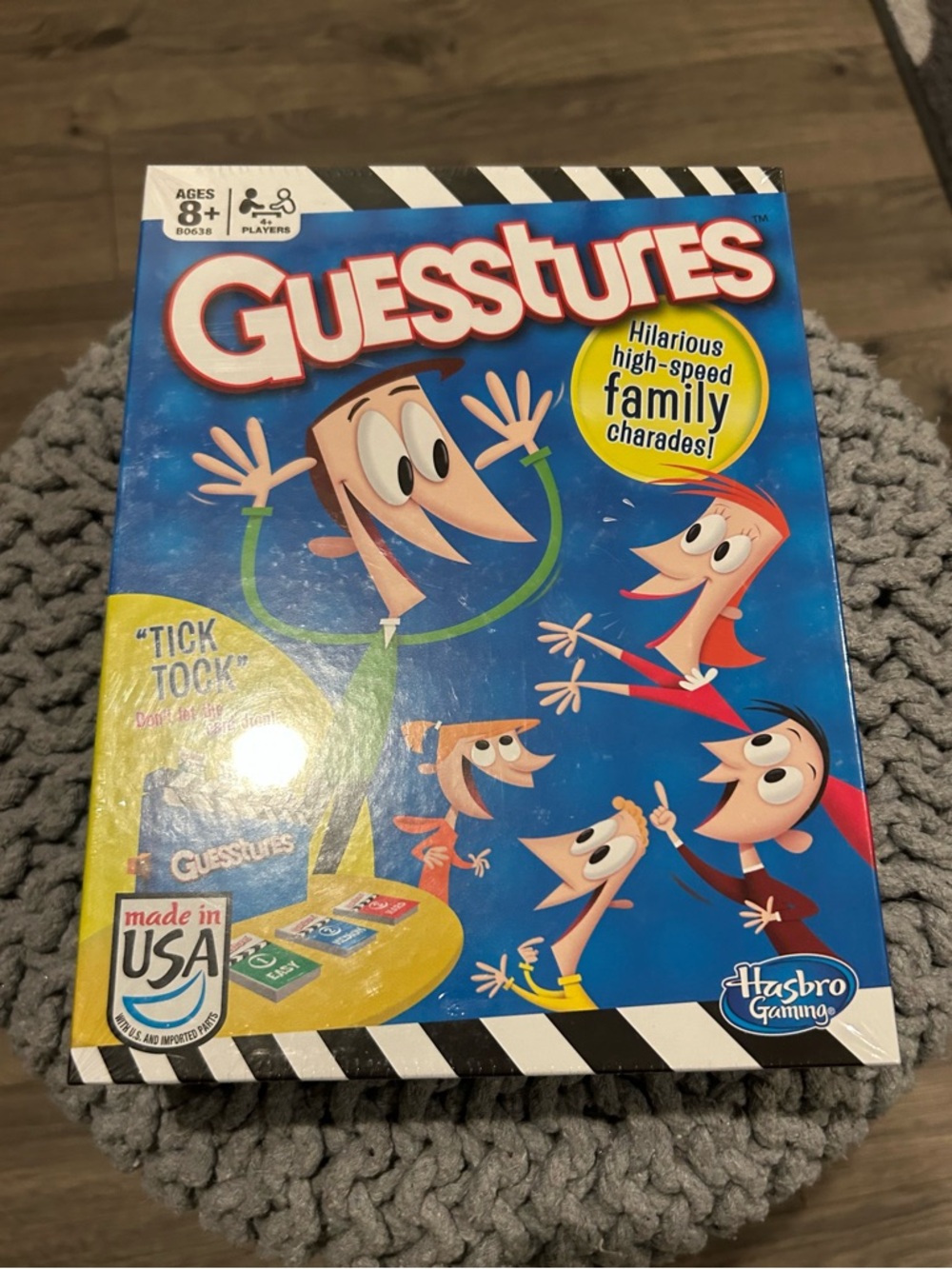 NIB Hasbro Guesstures Family Charades Game